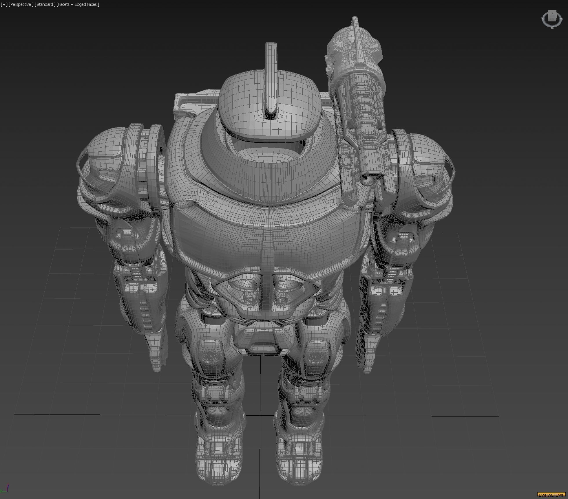Post-Royal Battle Mech 01 3D model_9