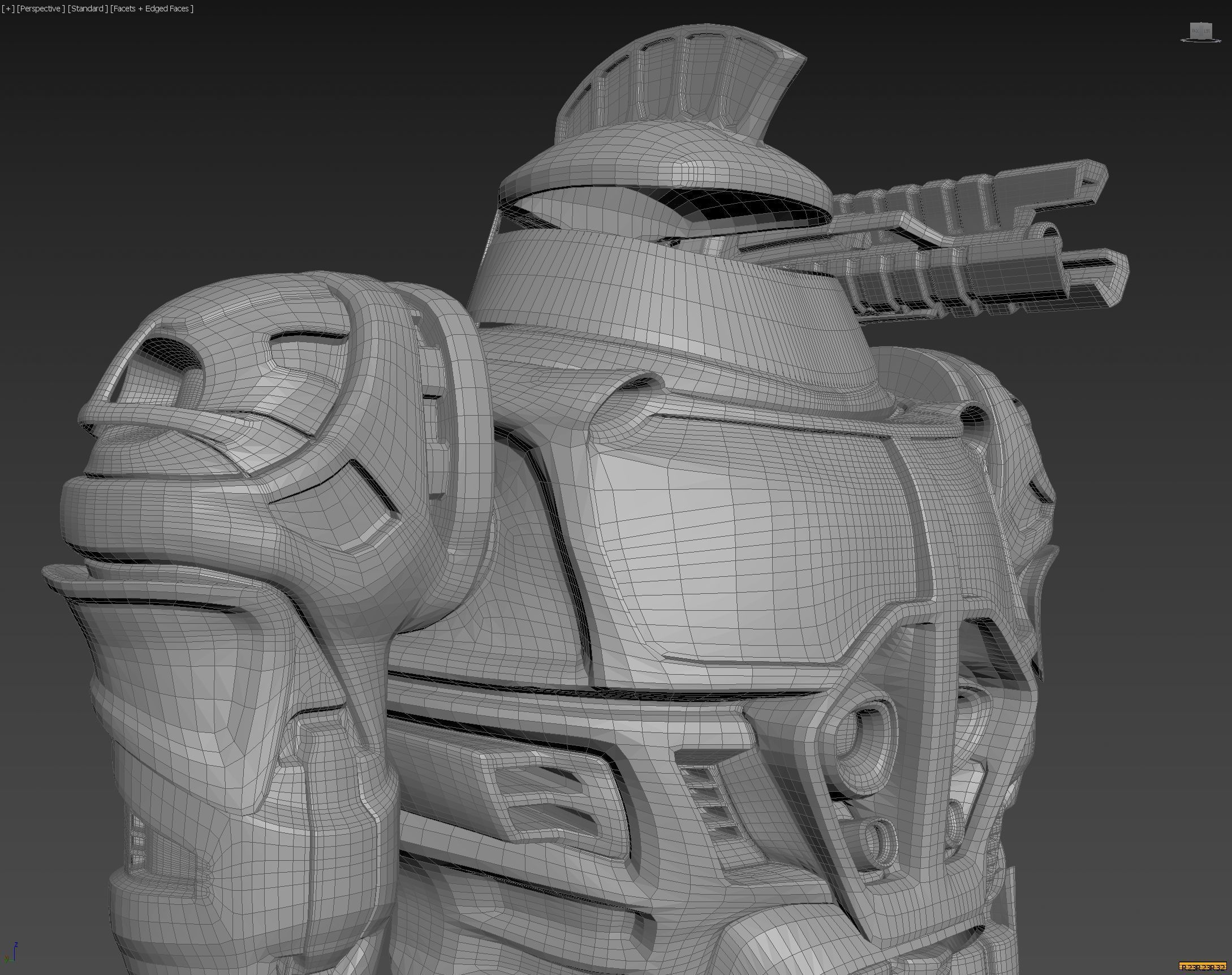 Post-Royal Battle Mech 01 3D model_1