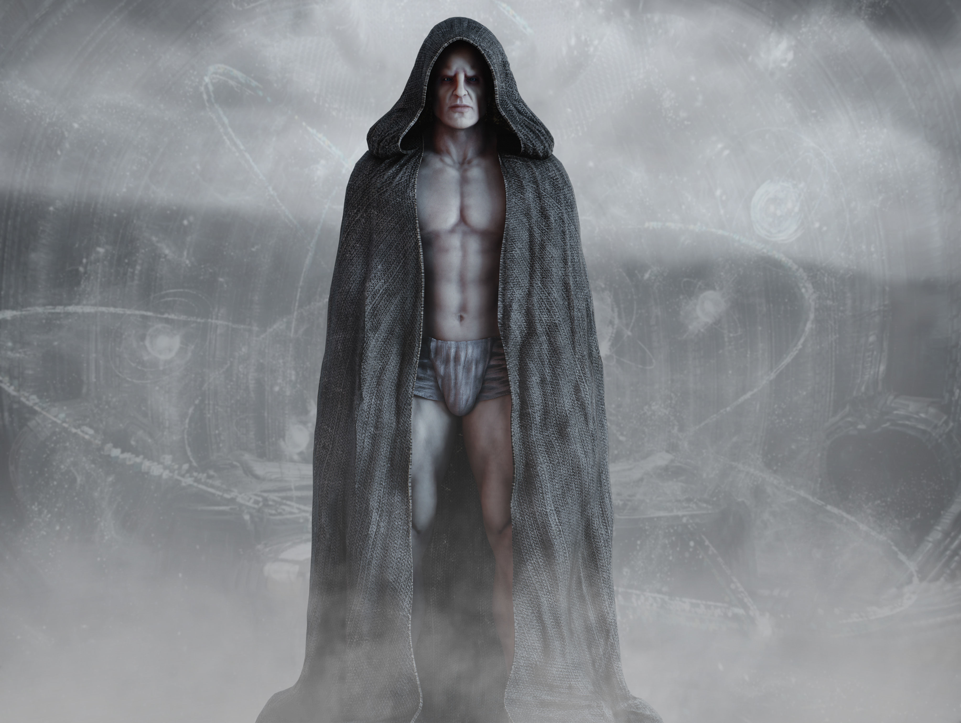 Engineer from Prometheus Low-poly 3D model_14