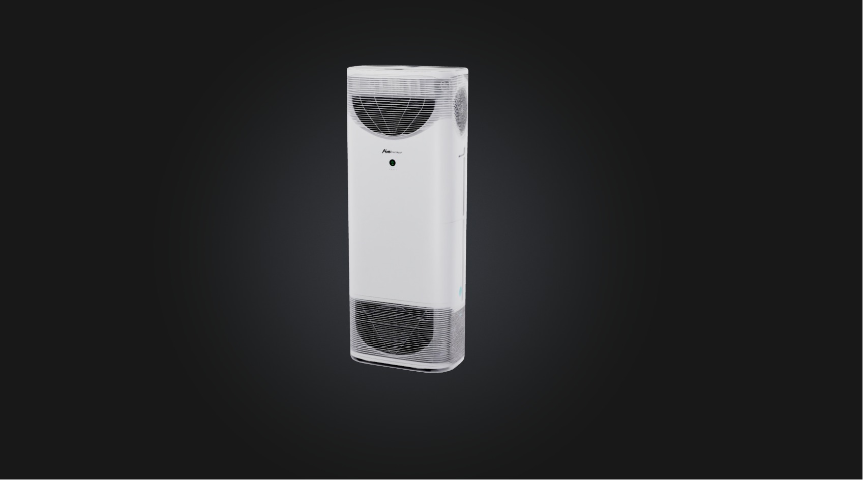 Air purifier Low-poly 3D model_4