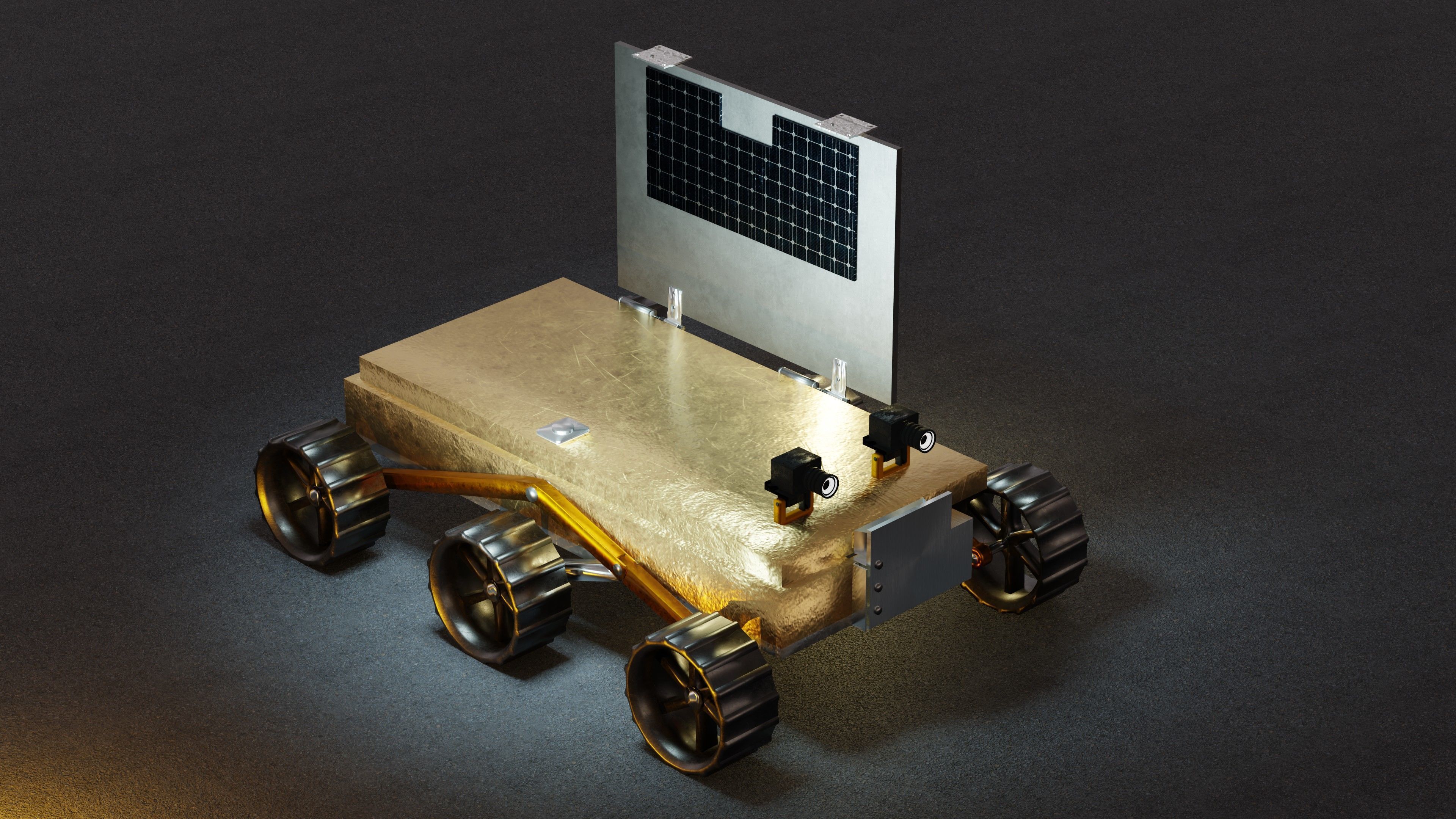 Chandrayaan 3 Rover - Pragyan 3D model_4