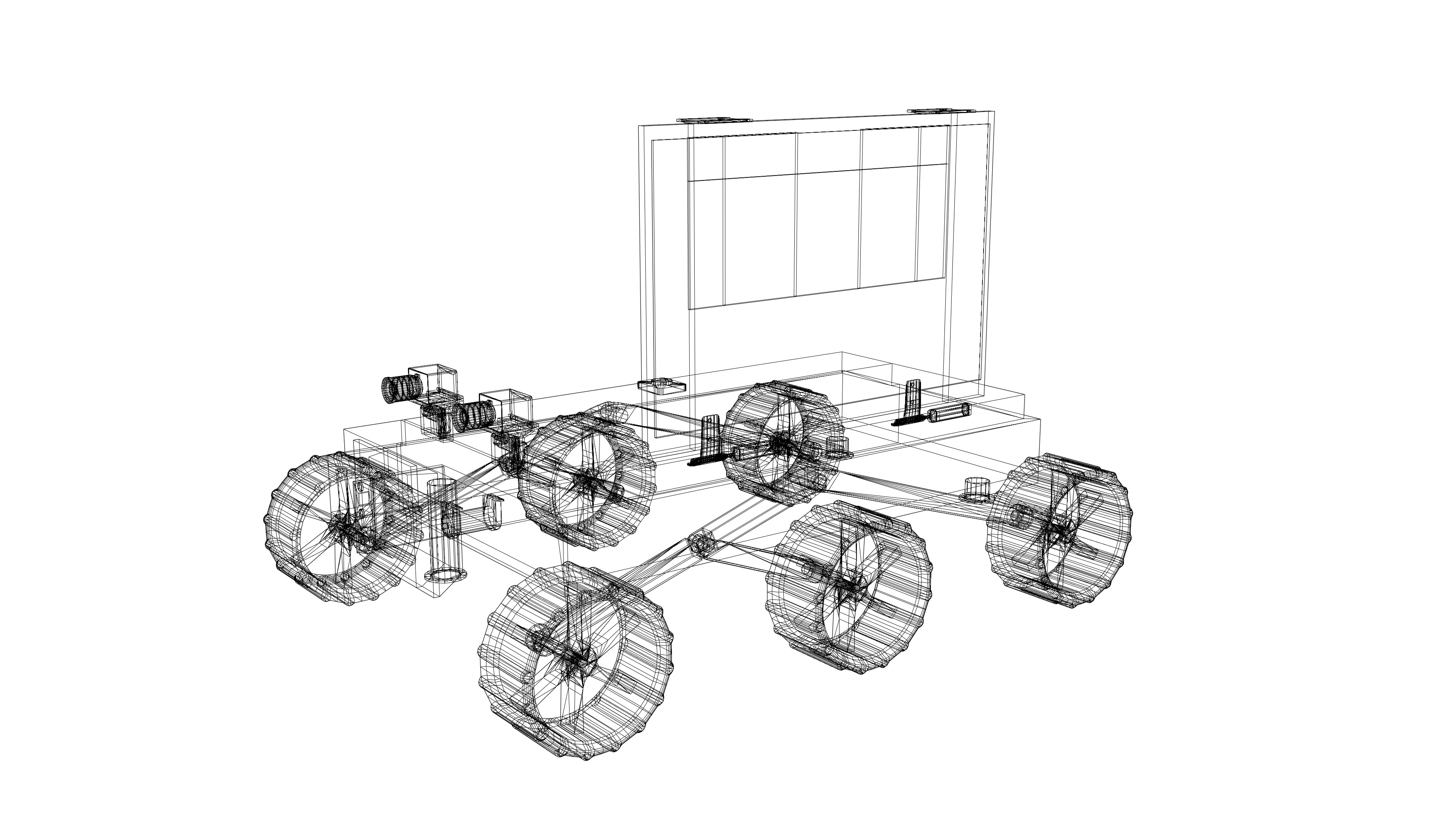 Chandrayaan 3 Rover - Pragyan 3D model_5