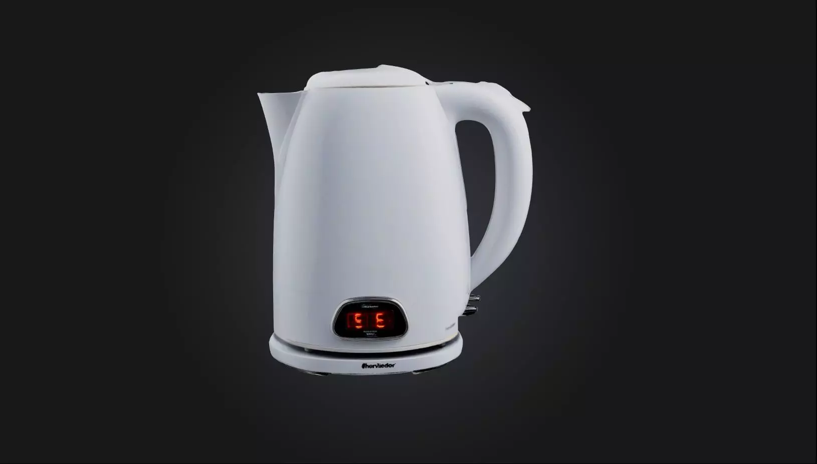 Electric kettle Low-poly 3D model_0