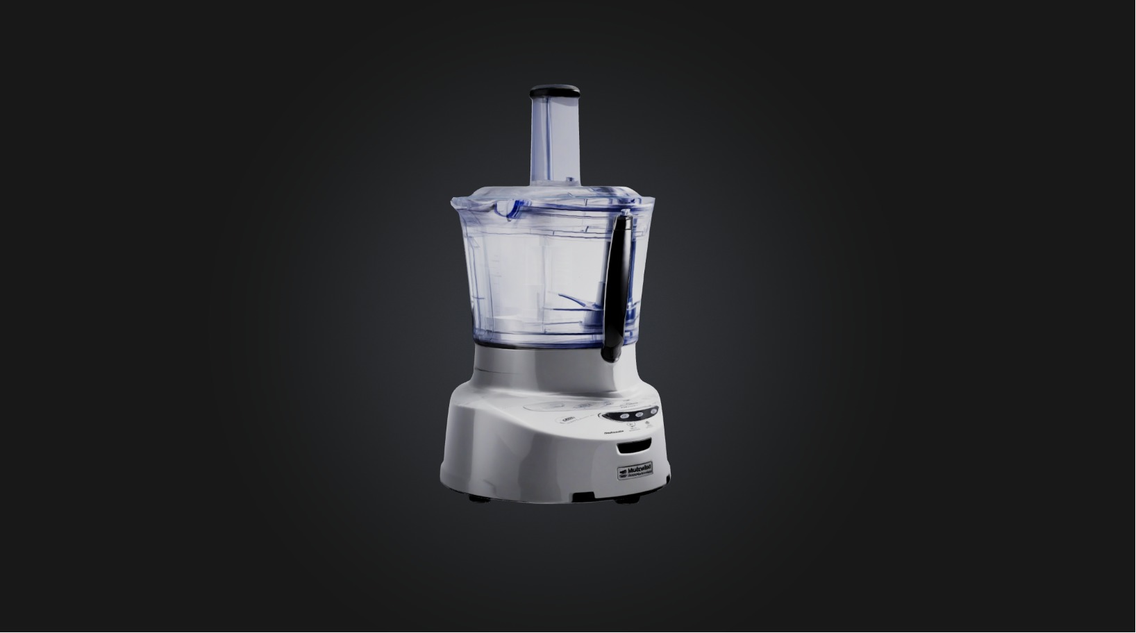 Food processor Low-poly 3D model_1