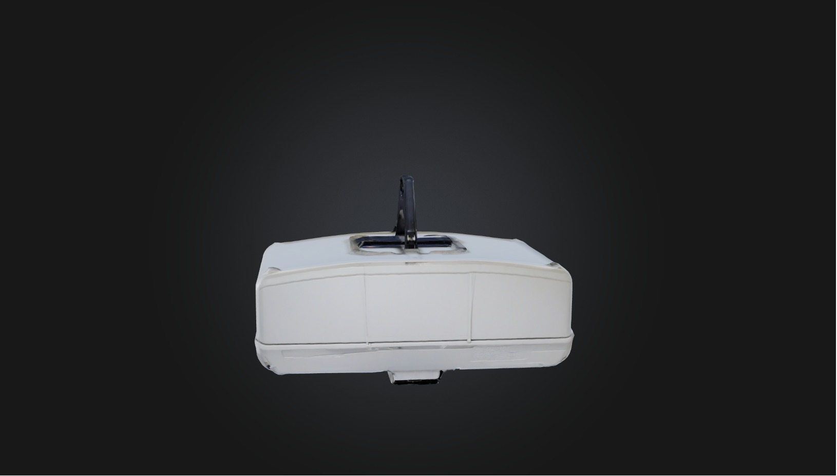 Garage door opener Low-poly 3D model_2