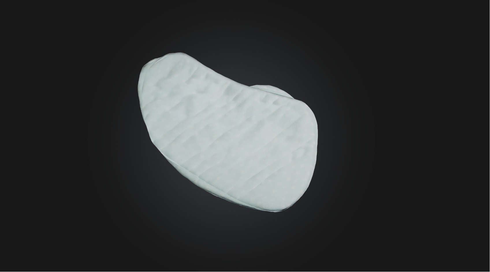 Oven mitt Low-poly 3D model_5
