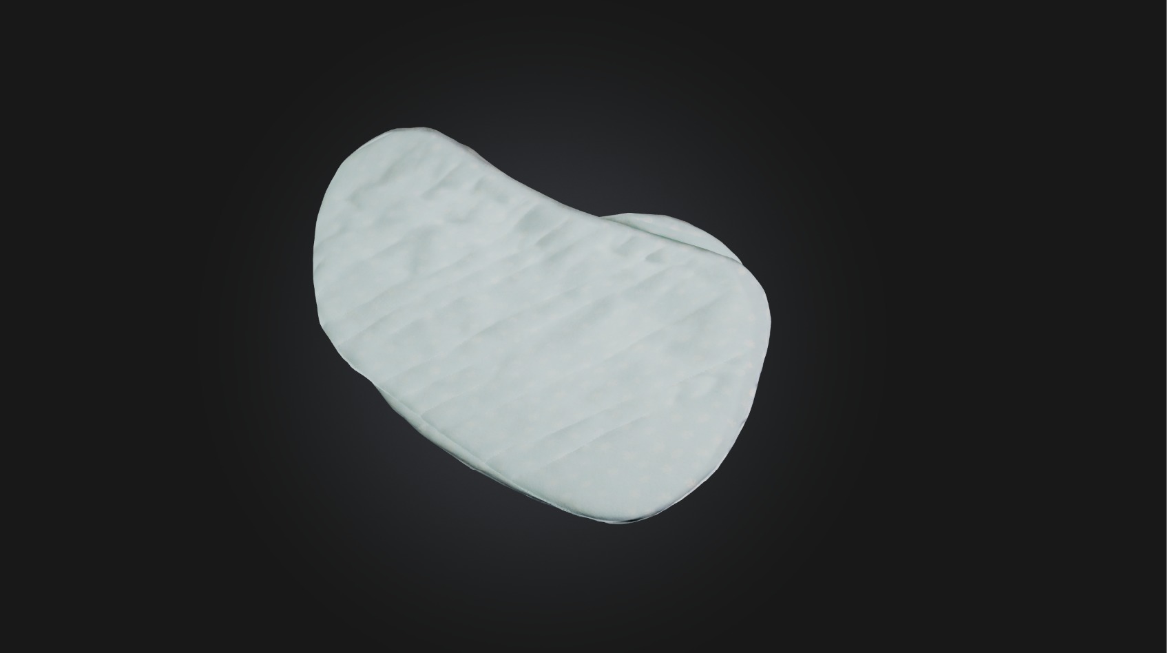 Oven mitt Low-poly 3D model_6