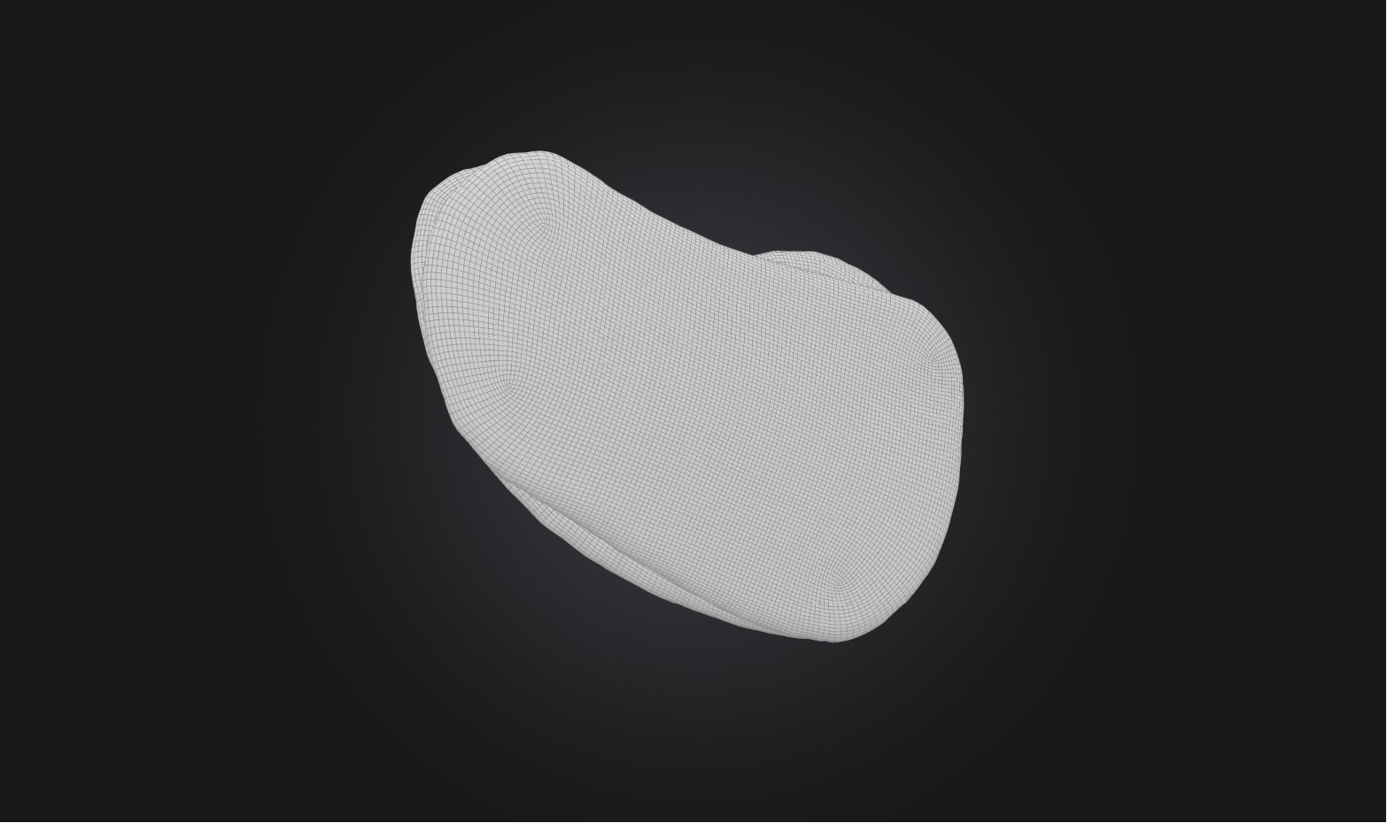 Oven mitt Low-poly 3D model_4