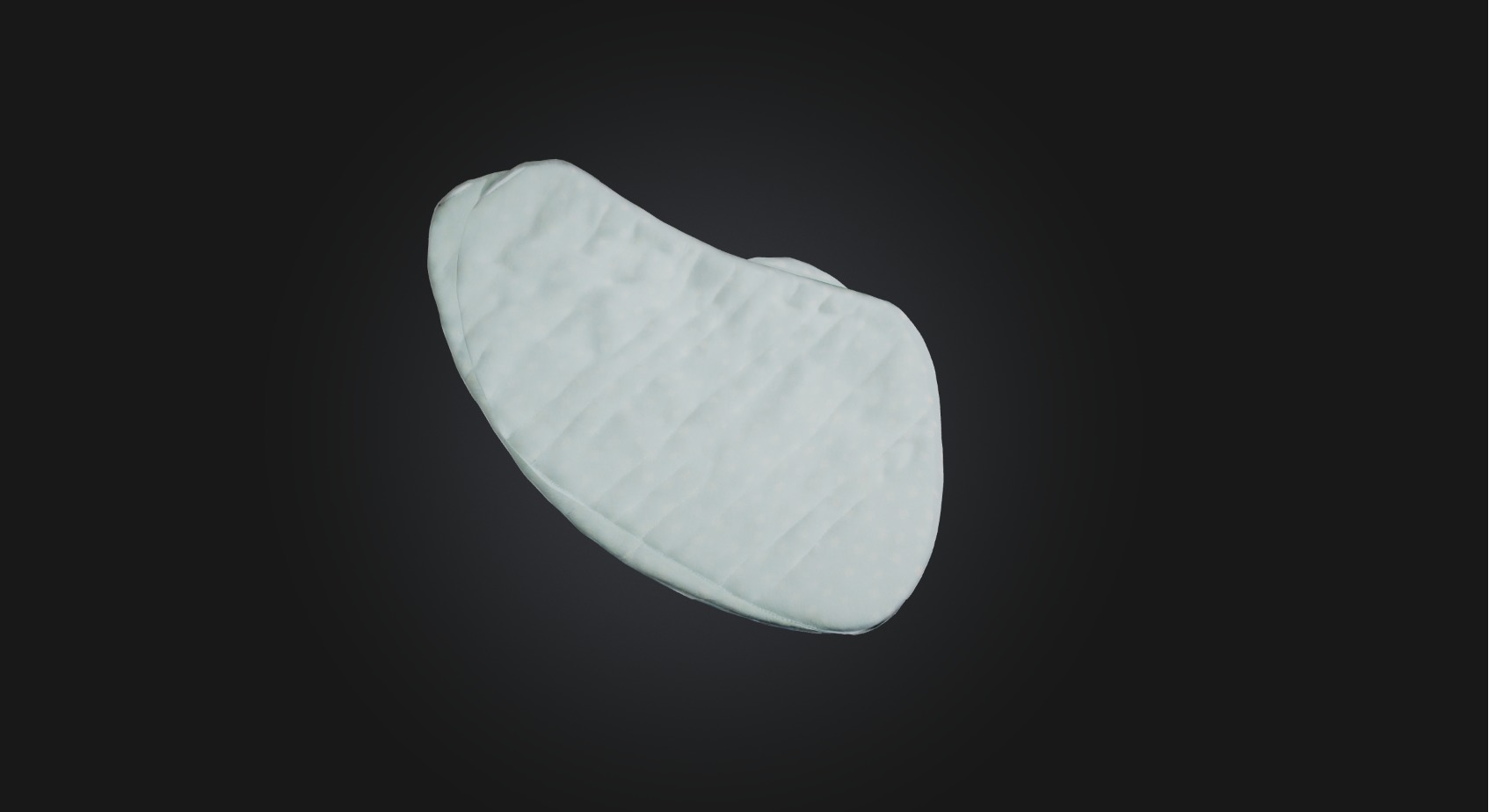 Oven mitt Low-poly 3D model_3