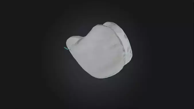 Oven mitt Low-poly 3D model