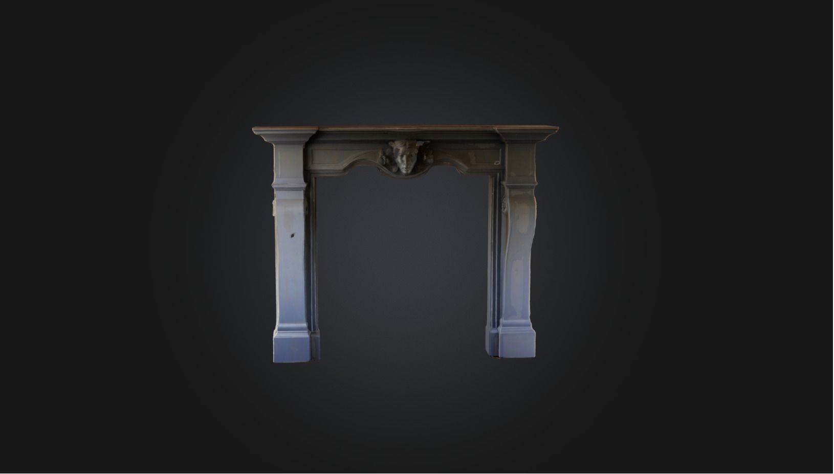 Tablecloth Low-poly 3D model_2
