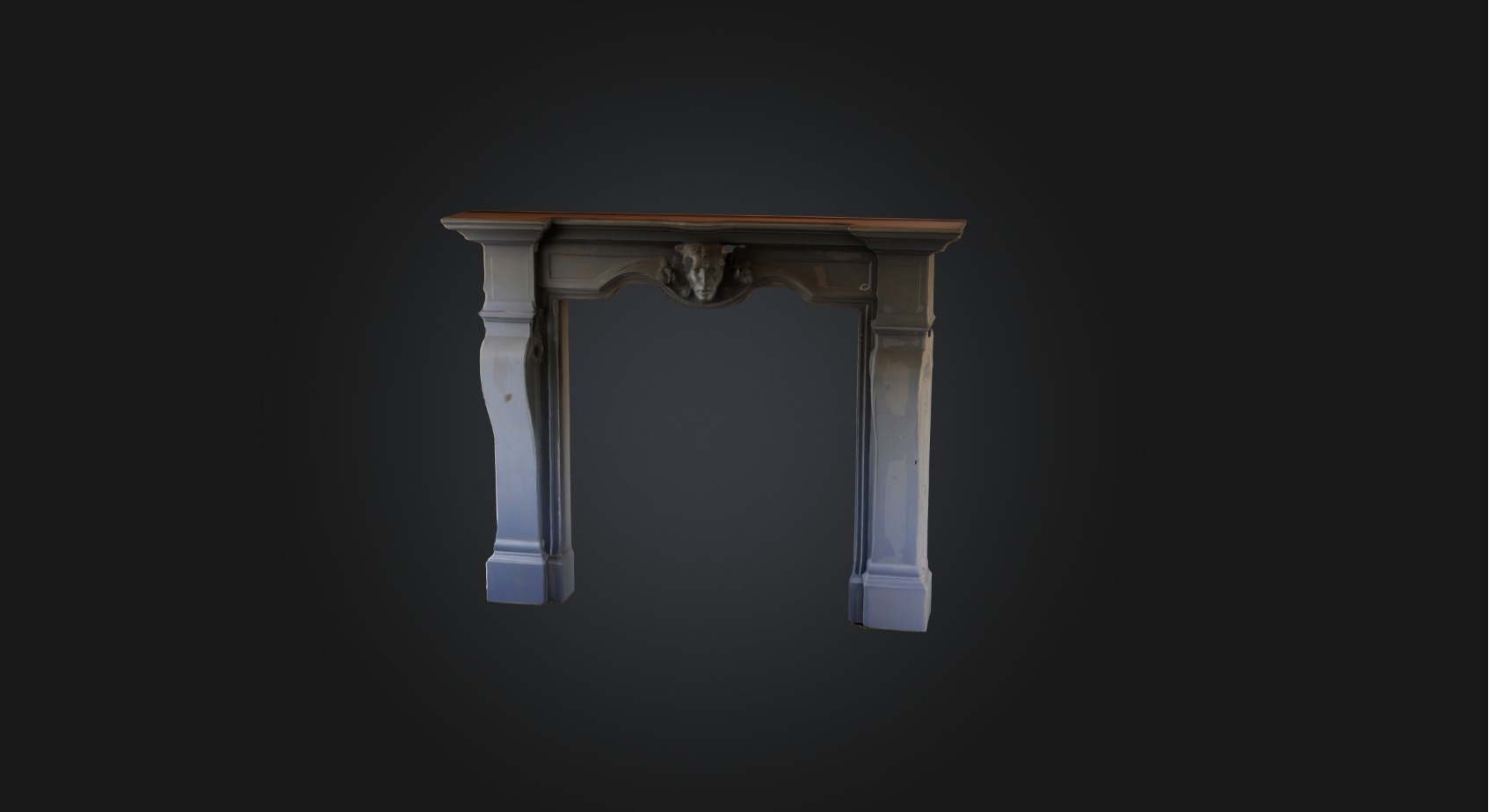 Tablecloth Low-poly 3D model_3