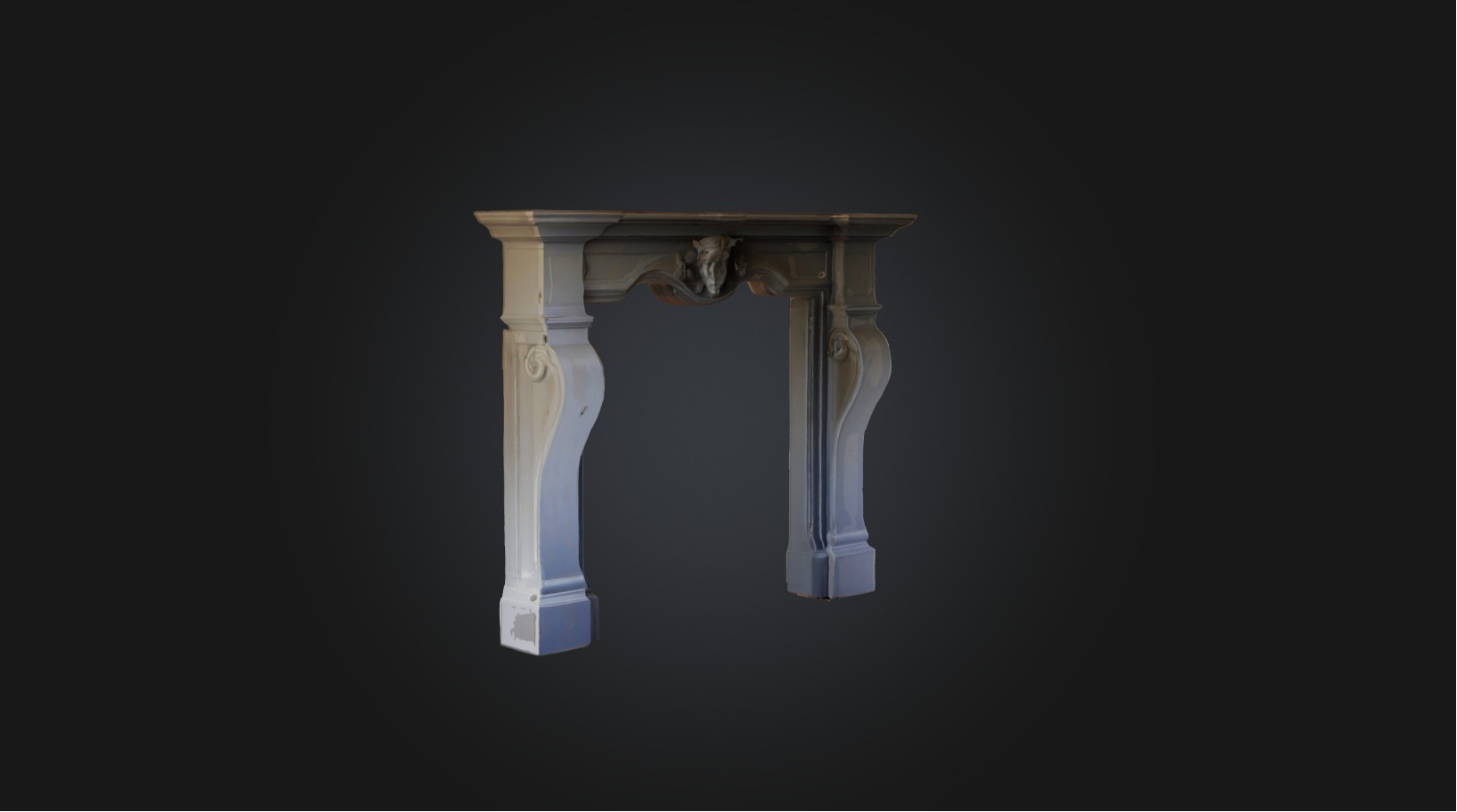 Tablecloth Low-poly 3D model_1