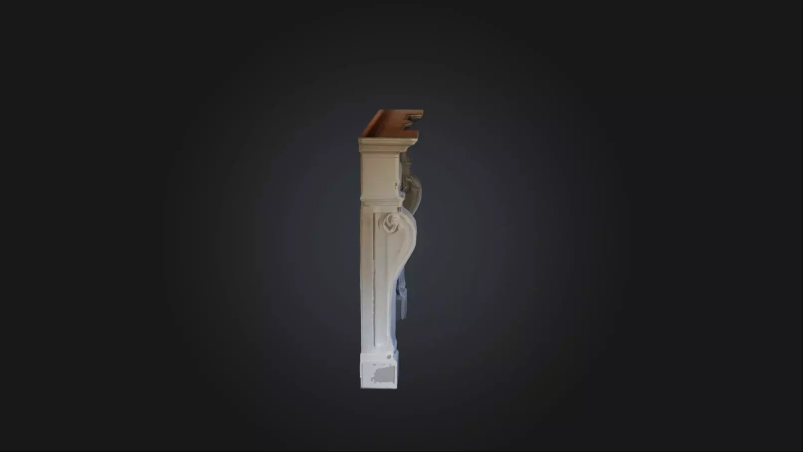 Tablecloth Low-poly 3D model_0