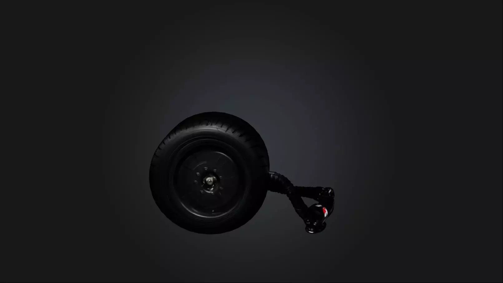 Tire inflator Low-poly 3D model_0