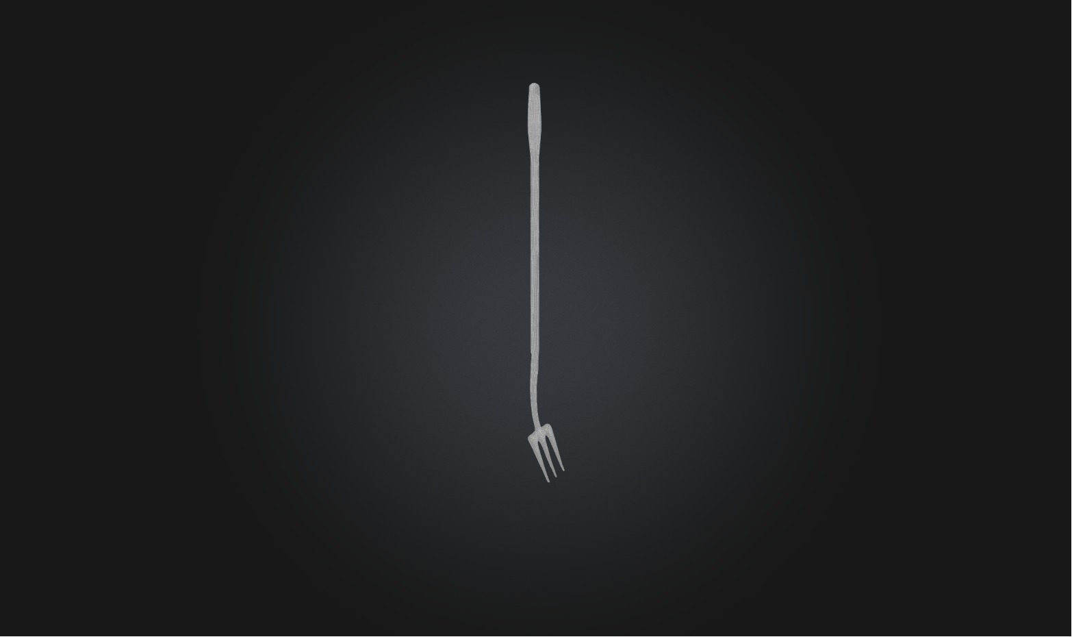 Weed puller Low-poly 3D model_4