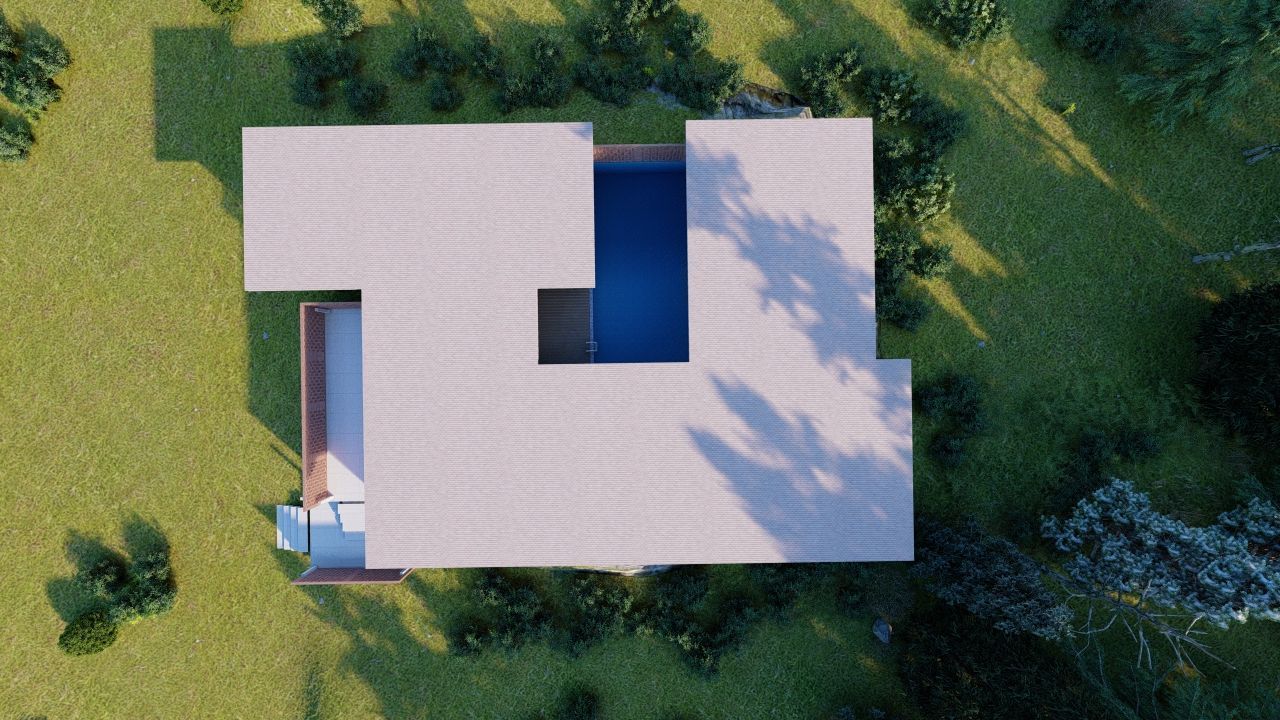 Casa Scene-villa-modern house 3D model_15