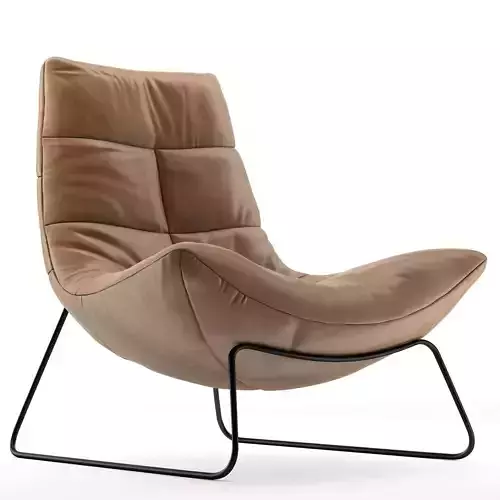 Leren fauteuil Hugo