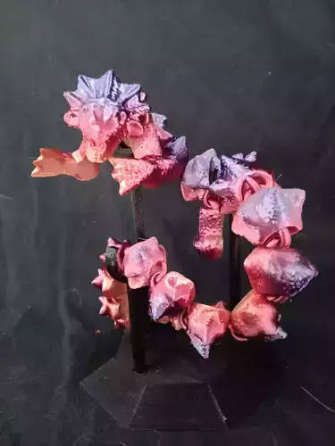 Sea Dragon - Articulated flexi fidget toy - print in place 3D print model