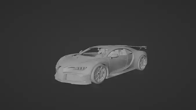 Bugatti Chiron Pur Sport 3D print model