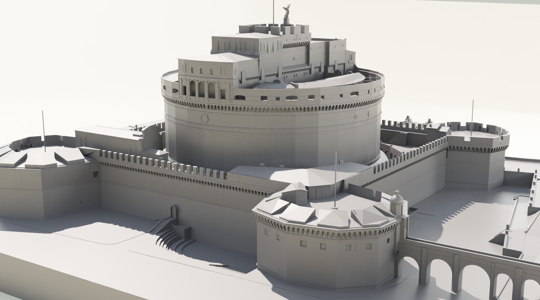 Castel Sant Angelo 3D model_1