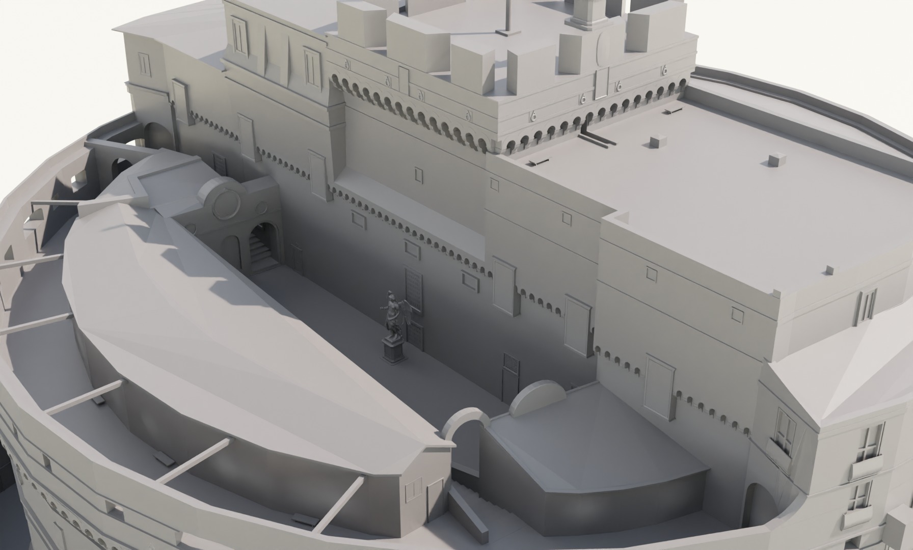 Castel Sant Angelo 3D model_8