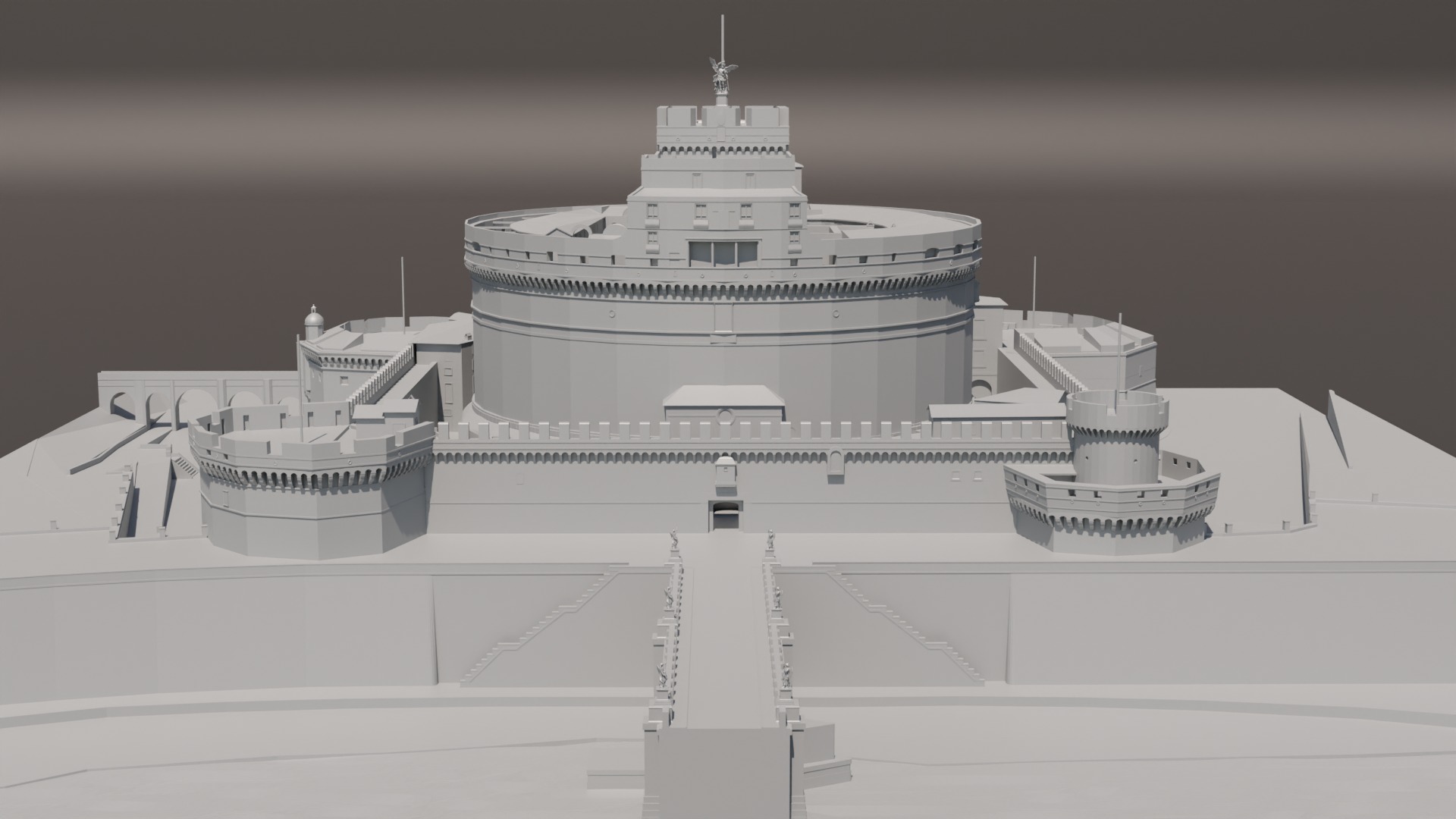 Castel Sant Angelo 3D model_5