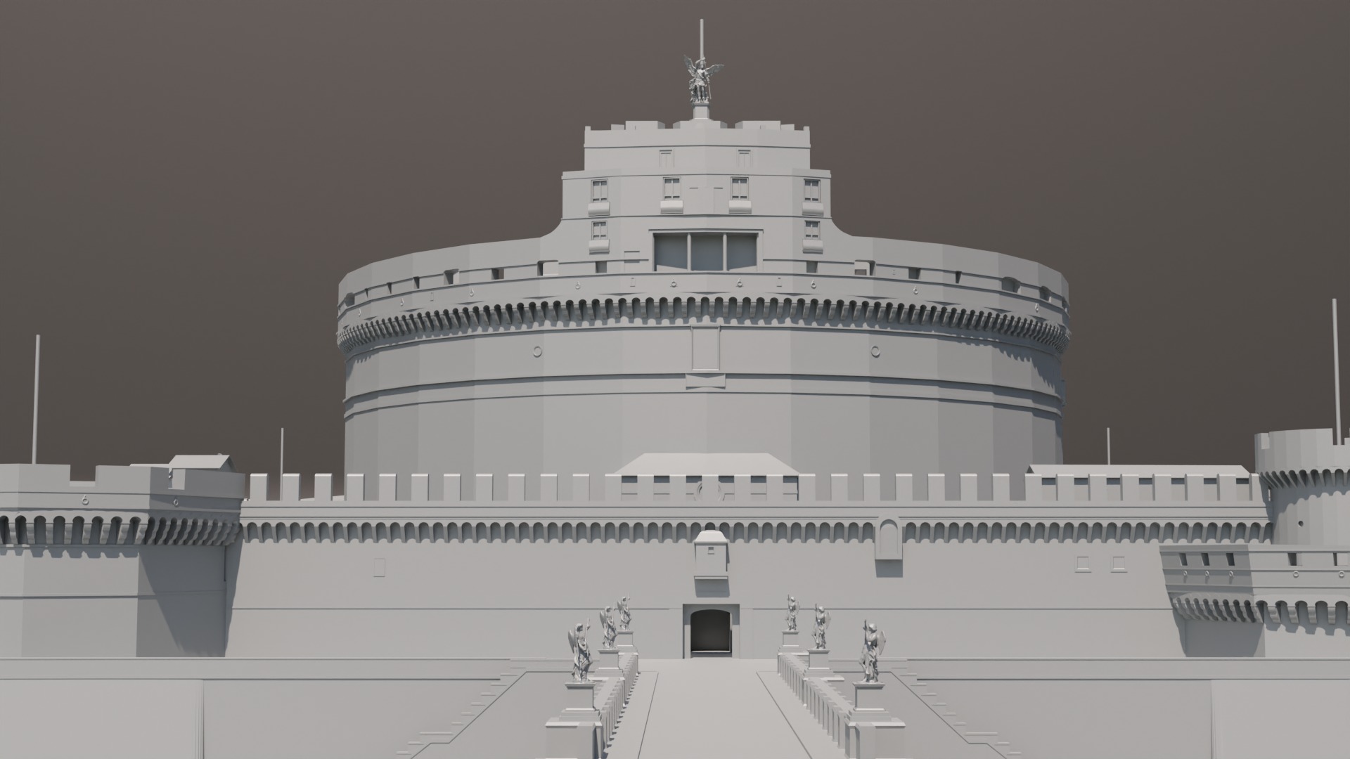 Castel Sant Angelo 3D model_6