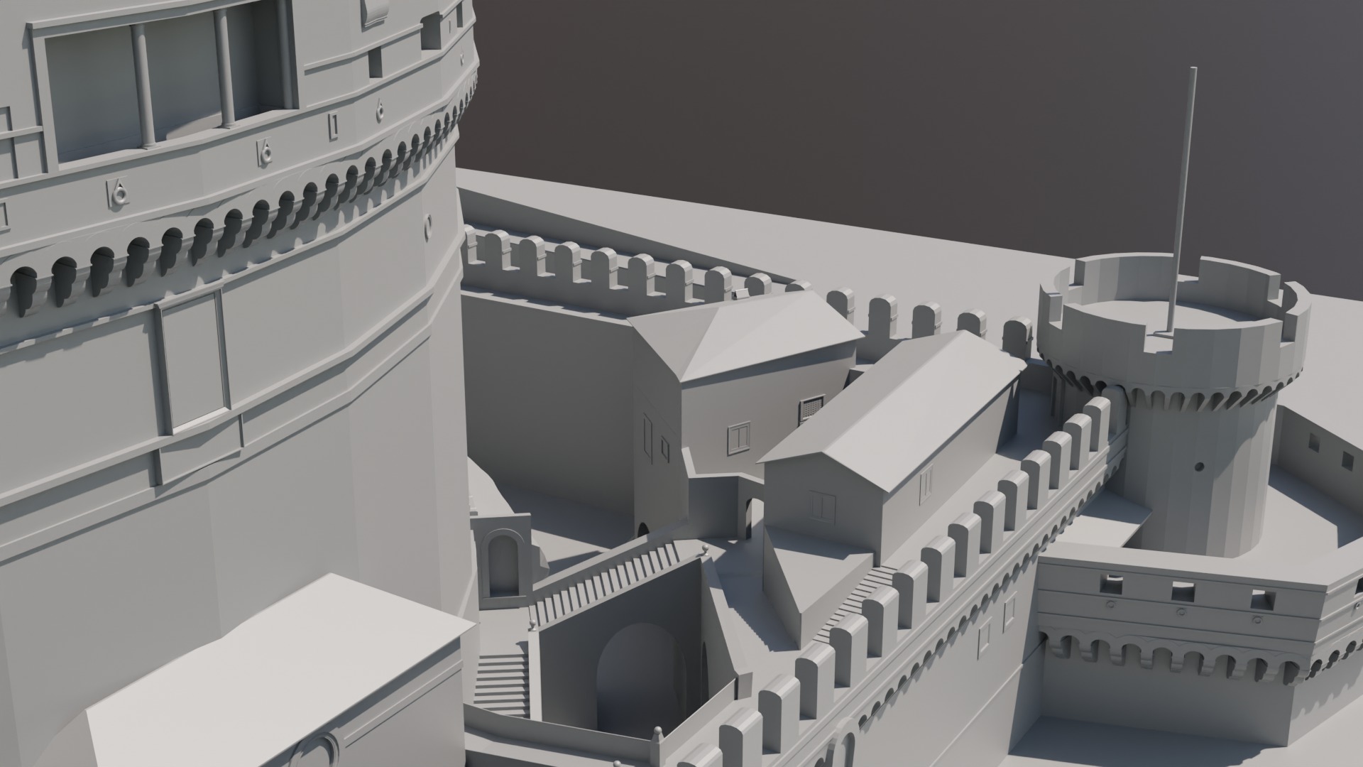 Castel Sant Angelo 3D model_7