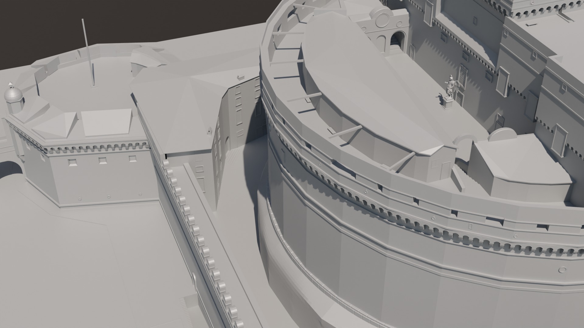 Castel Sant Angelo 3D model_3