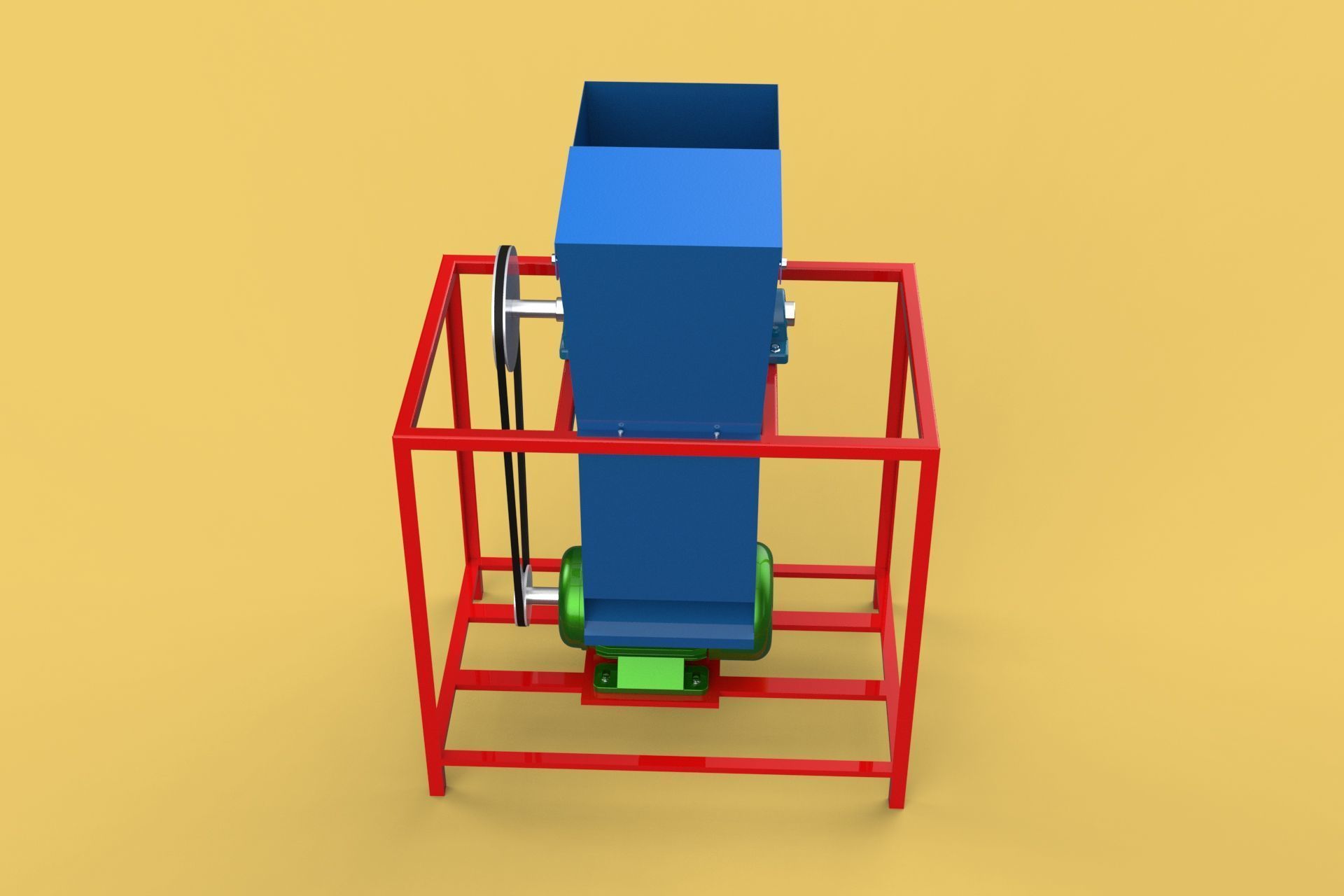 ELECTRIC COCONUT GRATING MACHINE GRATER SHREDDER SCRAPER CHOPPER 3D model_31