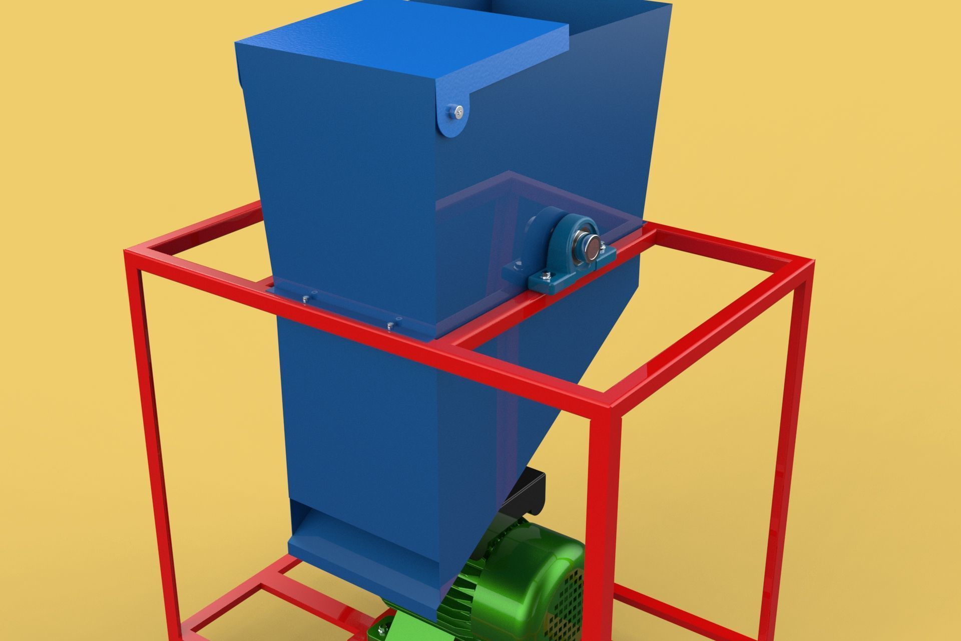 ELECTRIC COCONUT GRATING MACHINE GRATER SHREDDER SCRAPER CHOPPER 3D model_19