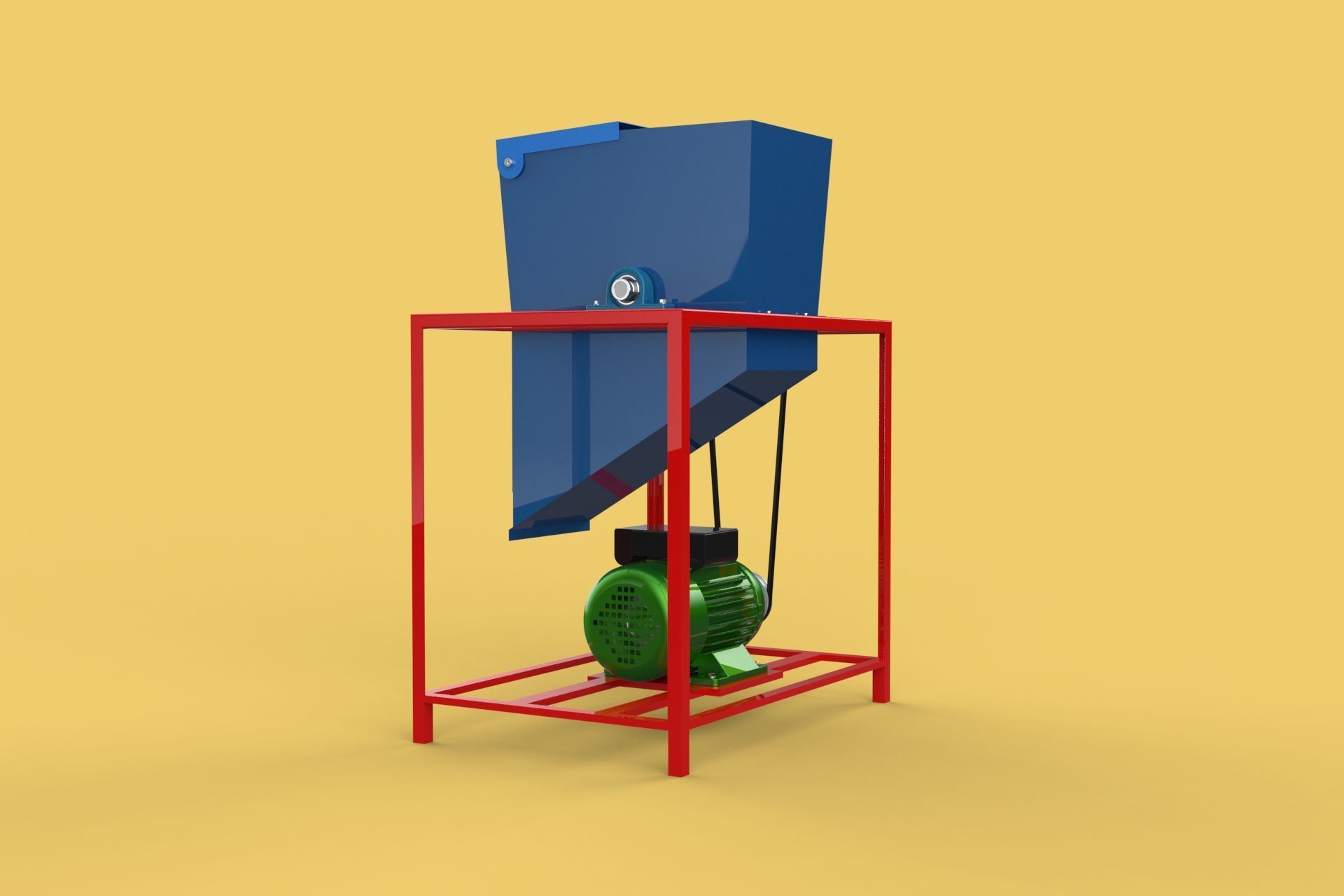 ELECTRIC COCONUT GRATING MACHINE GRATER SHREDDER SCRAPER CHOPPER 3D model_6