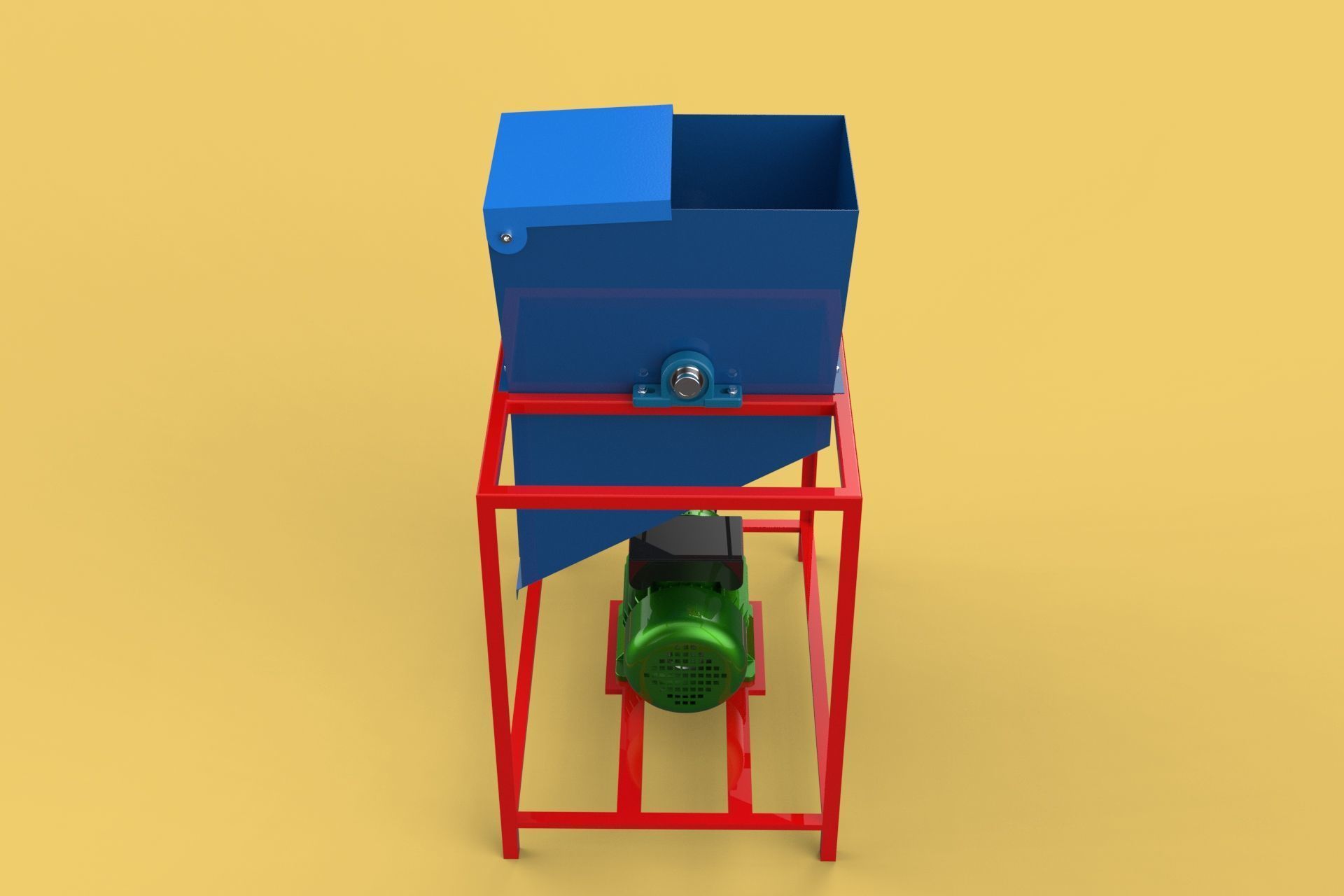 ELECTRIC COCONUT GRATING MACHINE GRATER SHREDDER SCRAPER CHOPPER 3D model_27