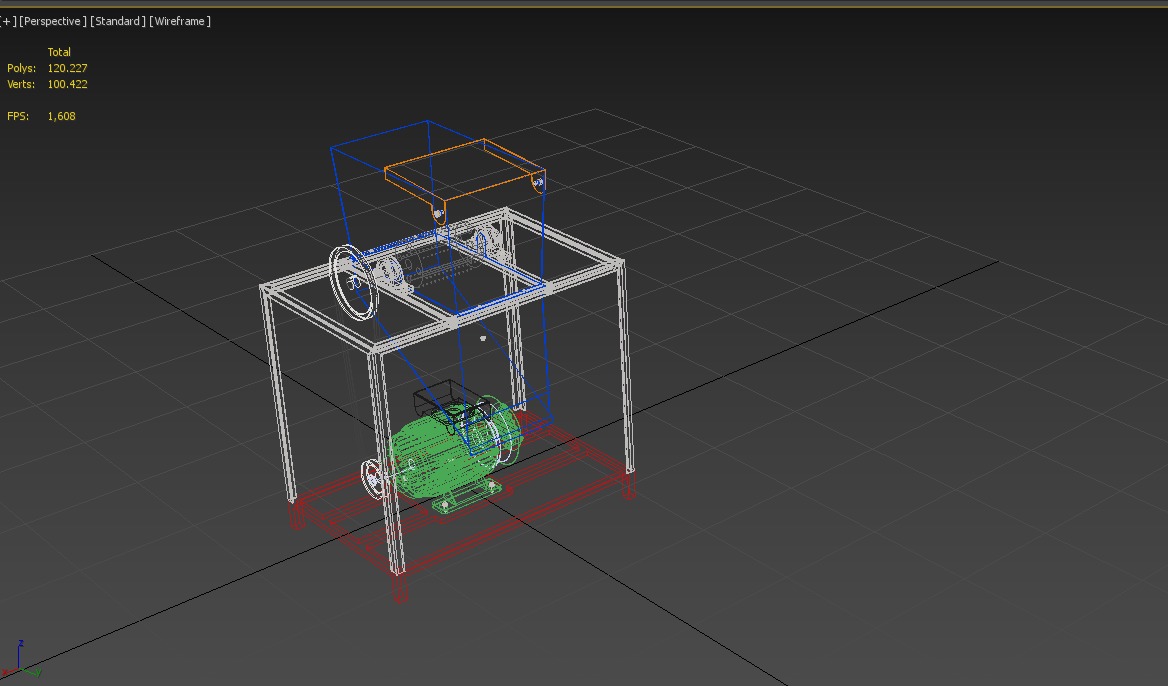 ELECTRIC COCONUT GRATING MACHINE GRATER SHREDDER SCRAPER CHOPPER 3D model_33