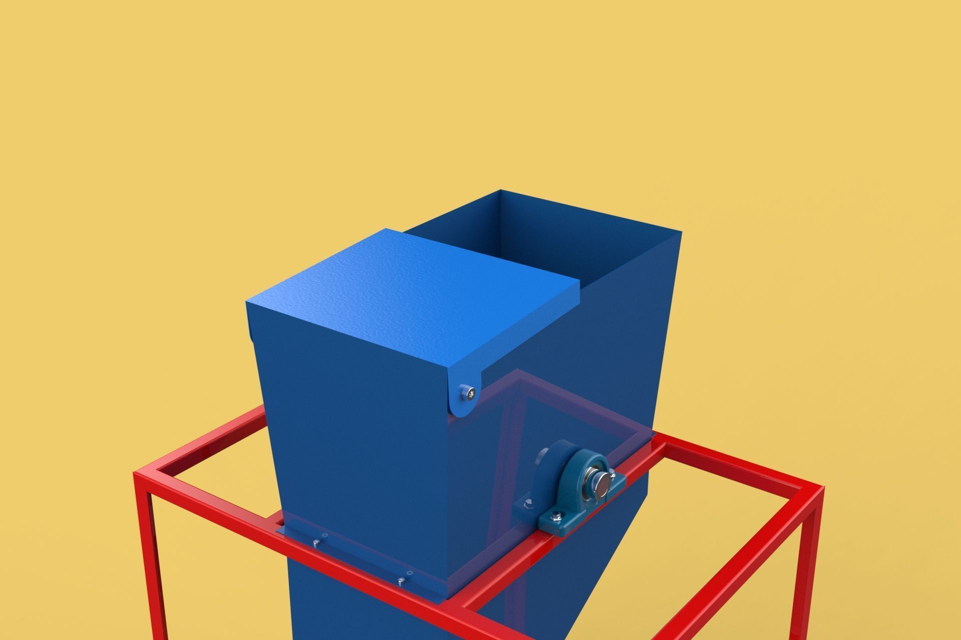 ELECTRIC COCONUT GRATING MACHINE GRATER SHREDDER SCRAPER CHOPPER 3D model_21