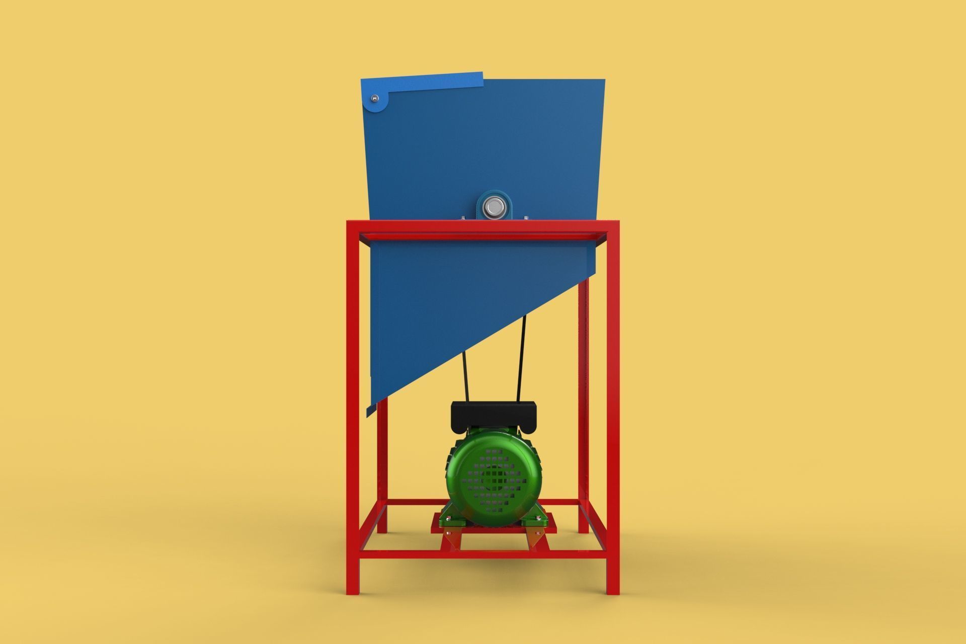 ELECTRIC COCONUT GRATING MACHINE GRATER SHREDDER SCRAPER CHOPPER 3D model_26