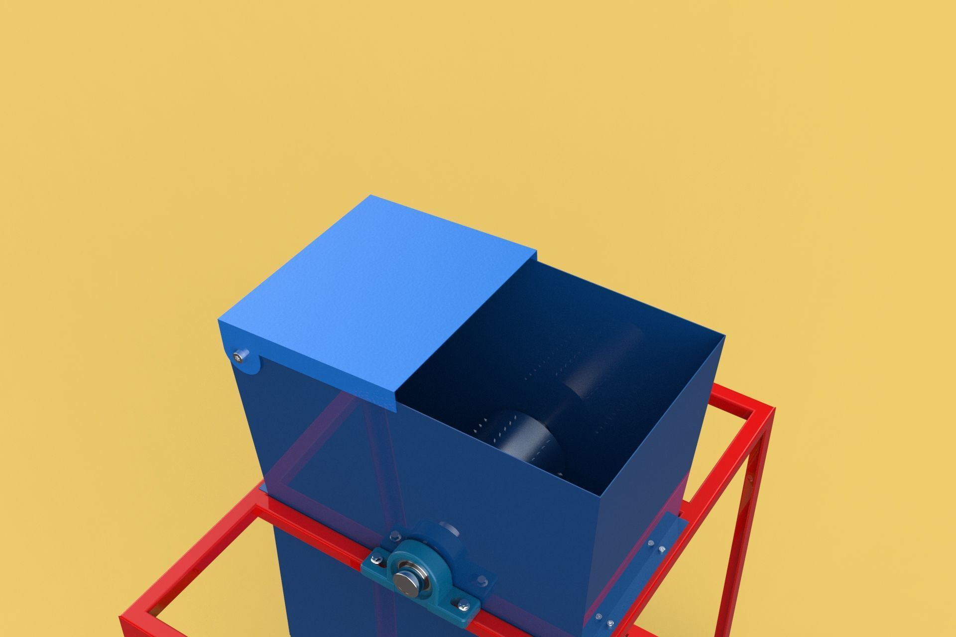 ELECTRIC COCONUT GRATING MACHINE GRATER SHREDDER SCRAPER CHOPPER 3D model_23