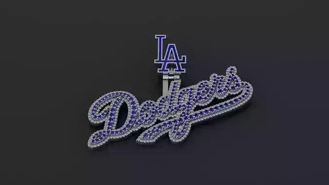 DODGERS PENDANT 3D print model