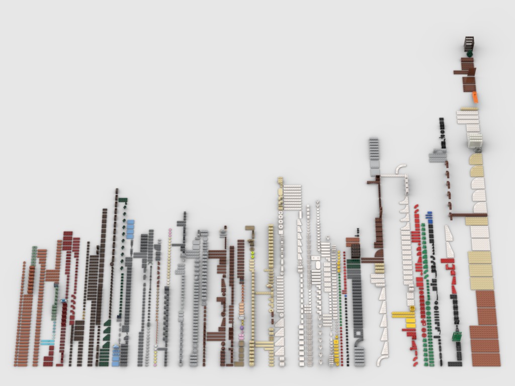 PixelBricks3D - Lego Alpine Lodge  3D print model_11