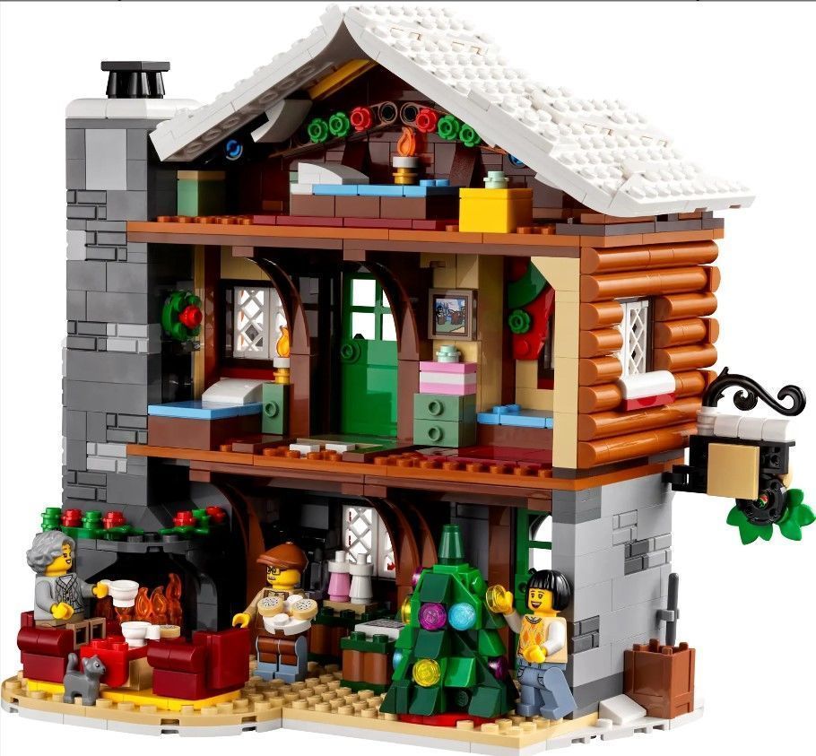 PixelBricks3D - Lego Alpine Lodge  3D print model_2