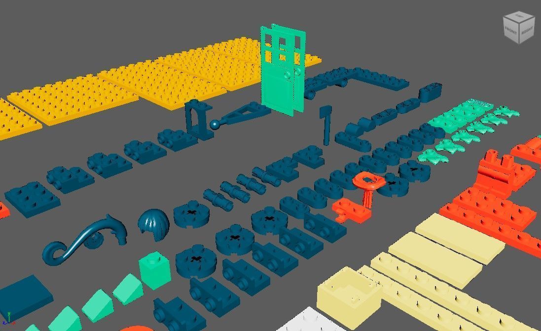 PixelBricks3D - Lego Alpine Lodge  3D print model_12