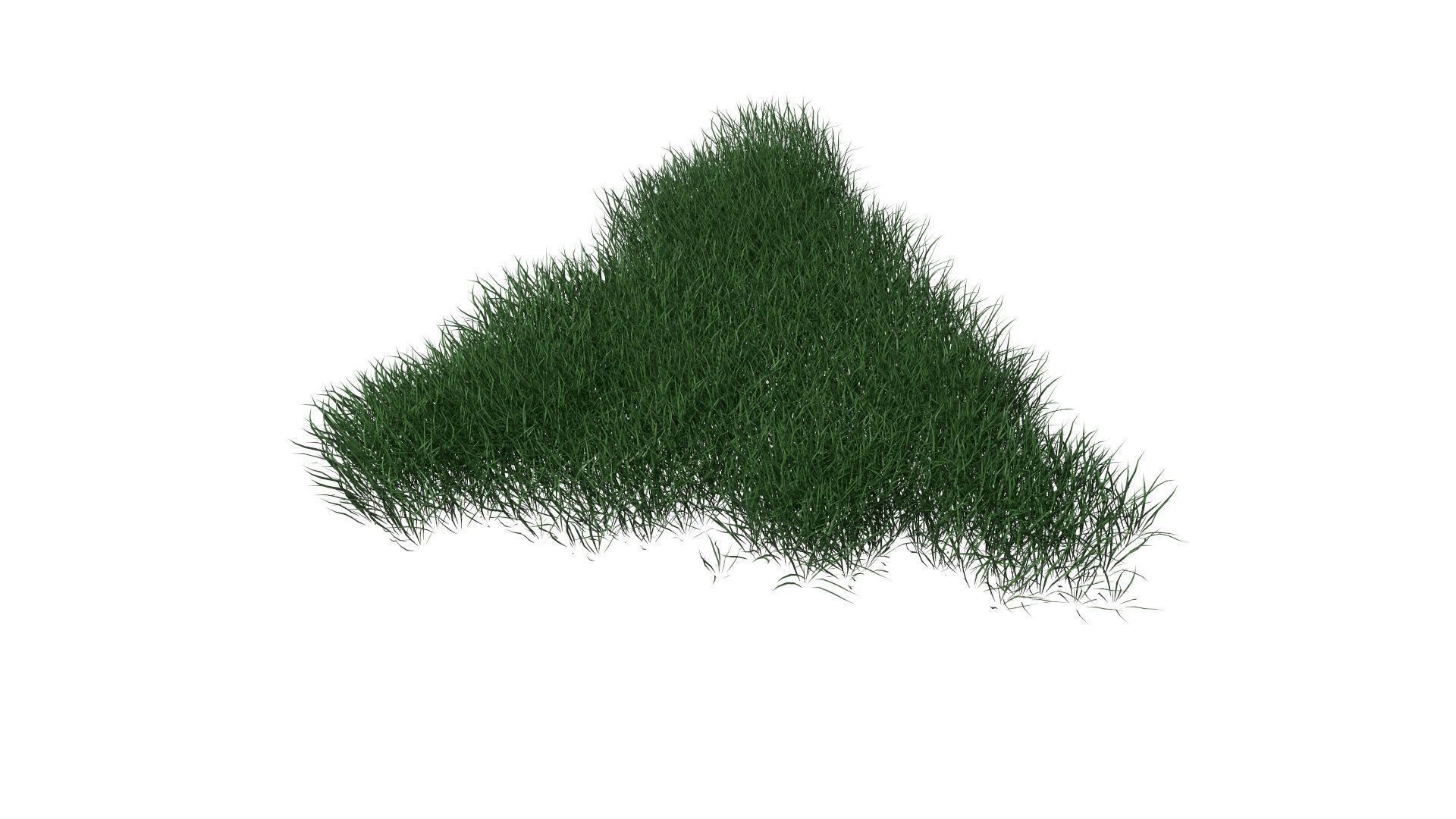 3D Lawn Grass for Garden and Park 3D model_26
