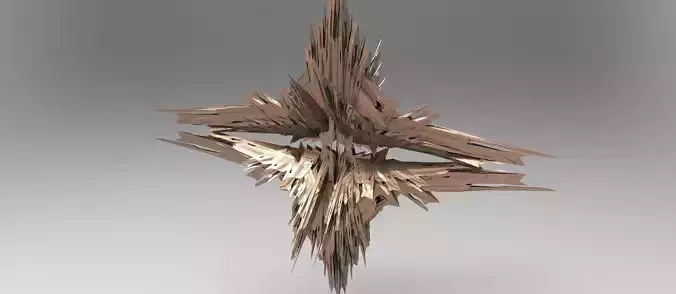 Cyberpunk glass shard structure 5