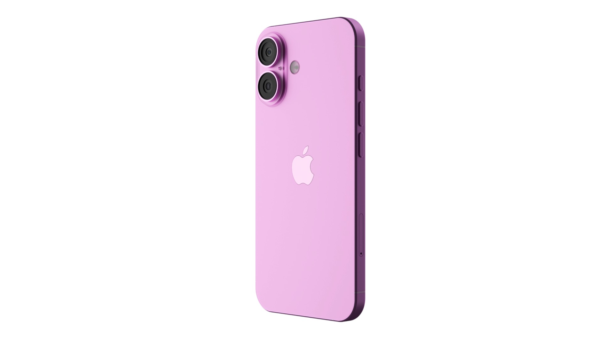 Apple iPhone 16 Pink 3D model_2