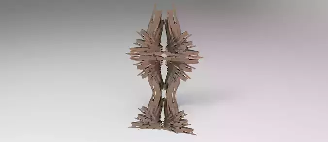 Cyberpunk glass shard structure shard 5