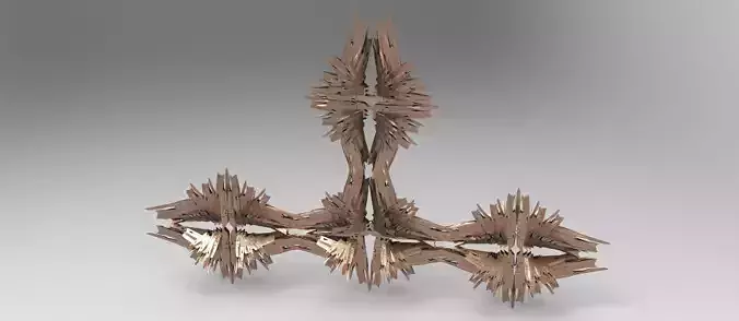 Cyberpunk glass shard structure shard 2 