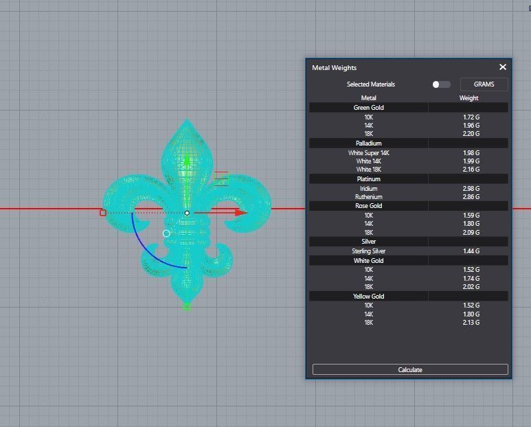 Fleur de lis  3D print model_4