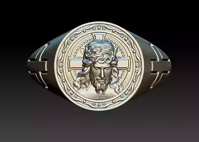 Christ signet ring