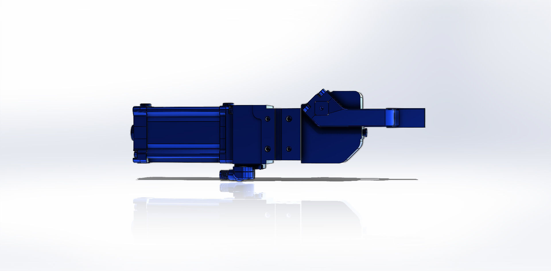 Grampo Pneumatico UCBP 40 Pneumatic Clamp 3D model_24